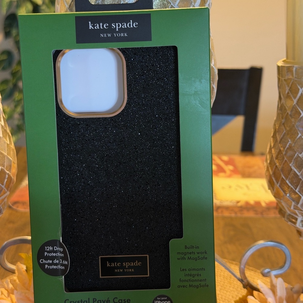 Kate Spade Black Pavé Crystal Case